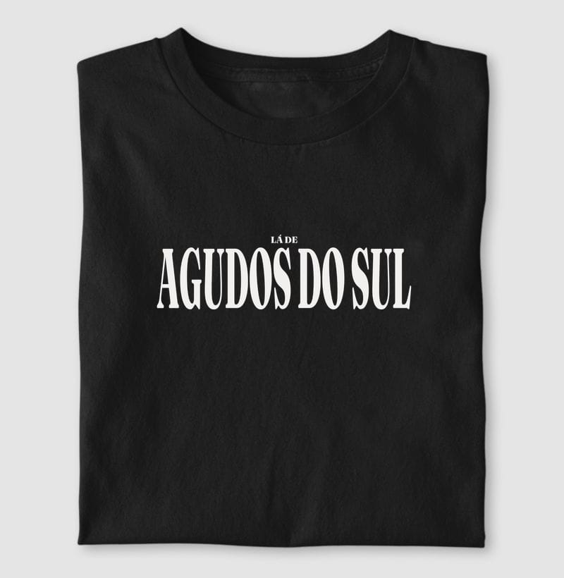 Camiseta Tipografia de Agudos do Sul