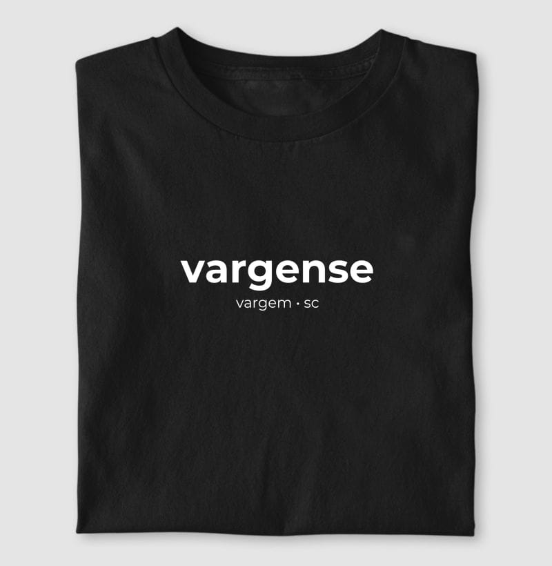 Camiseta Gentílico de Vargem