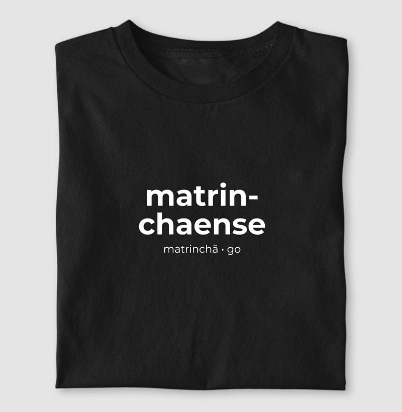 Camiseta Gentílico de Matrinchã