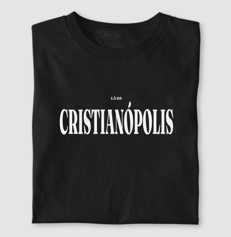 Camiseta Tipografia de Cristianópolis