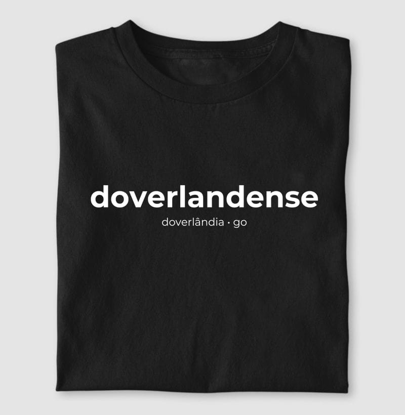 Camiseta Gentílico de Doverlândia