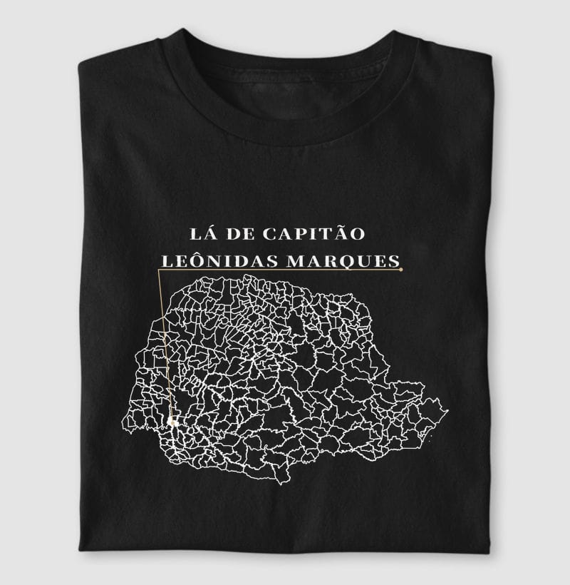 Camiseta Ponto de Origem de Capitão Leônidas Marques