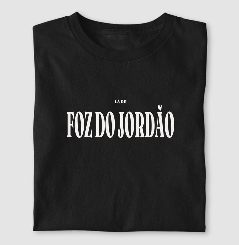 Camiseta Tipografia de Foz do Jordão