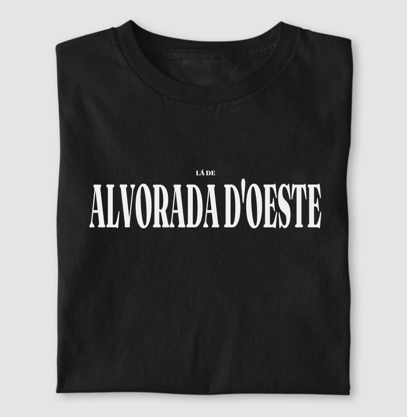 Camiseta Tipografia de Alvorada D'Oeste
