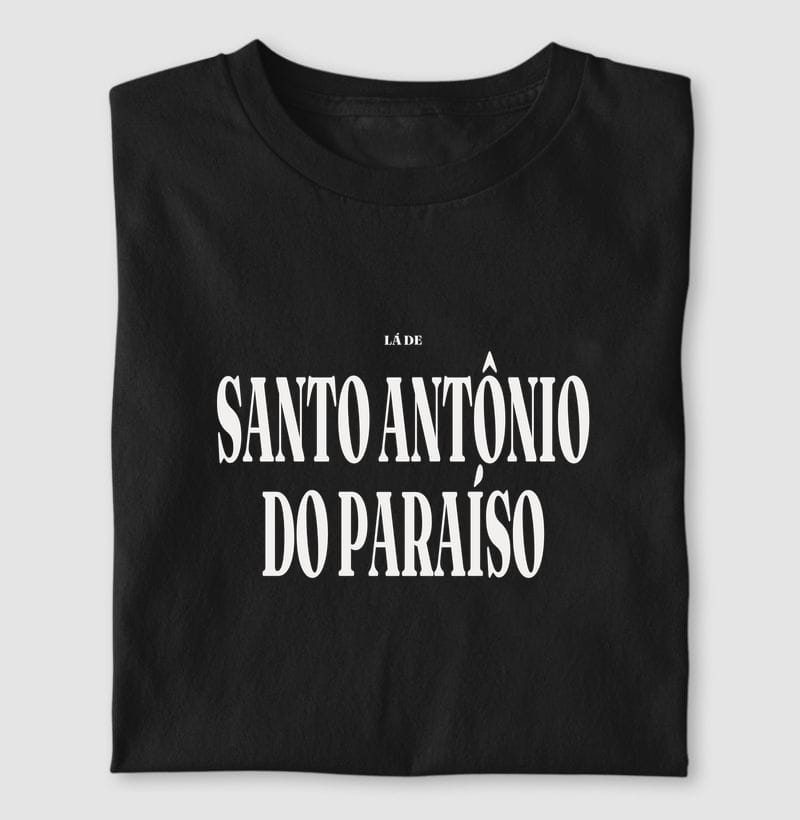 Camiseta Tipografia de Santo Antônio do Paraíso