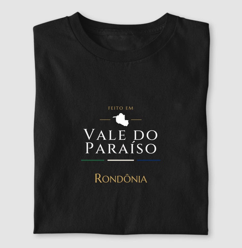 Feito em, Vale do Paraíso · RO