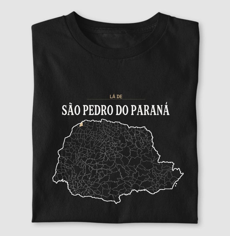 Camiseta Território de São Pedro do Paraná