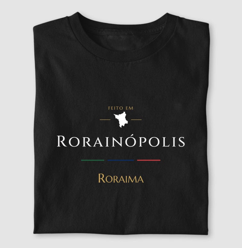 Feito em, Rorainópolis · RR