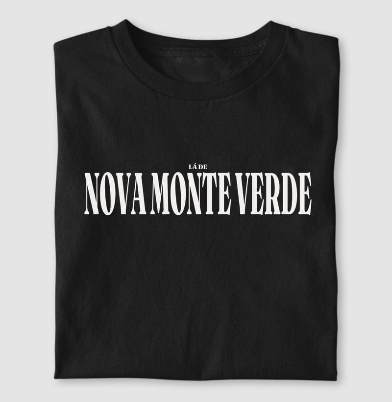 Camiseta Tipografia de Nova Monte Verde