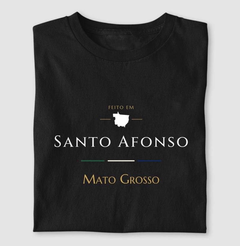 Camiseta Feito em de Santo Afonso