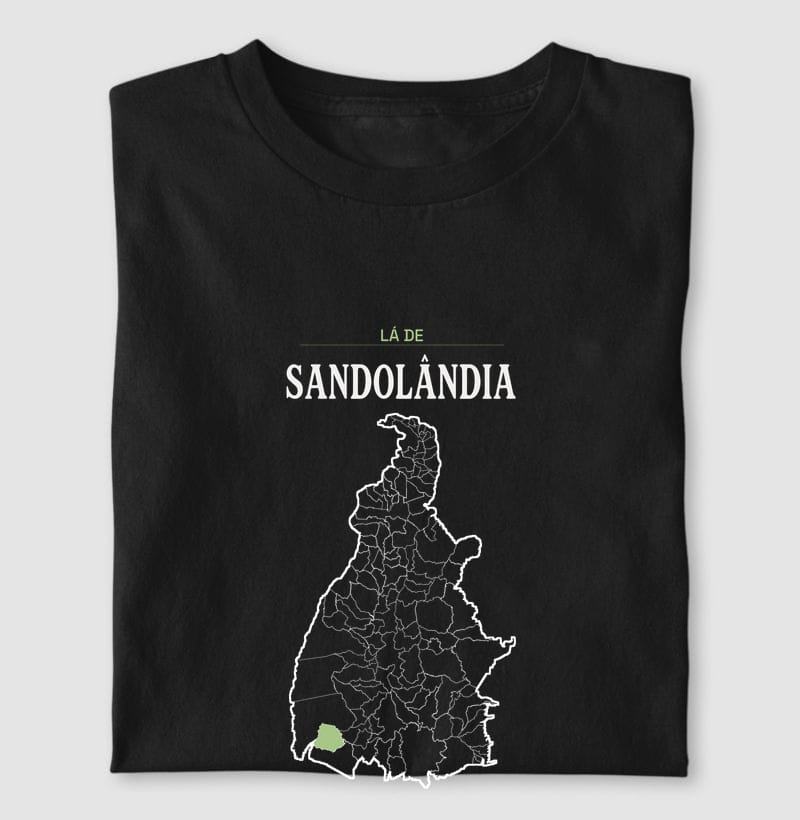 Camiseta Território de Sandolândia