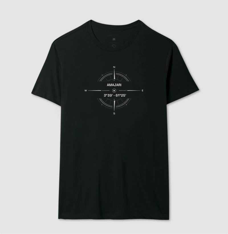 Camiseta Coordenadas de Amajari