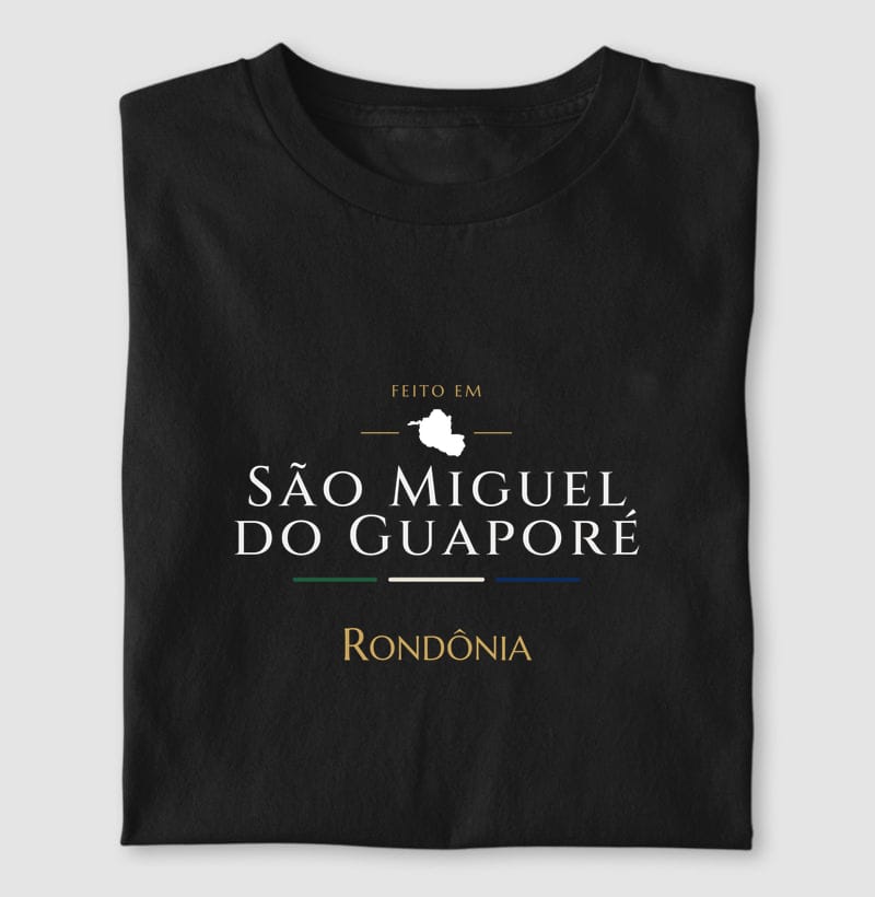 Feito em, São Miguel do Guaporé · RO