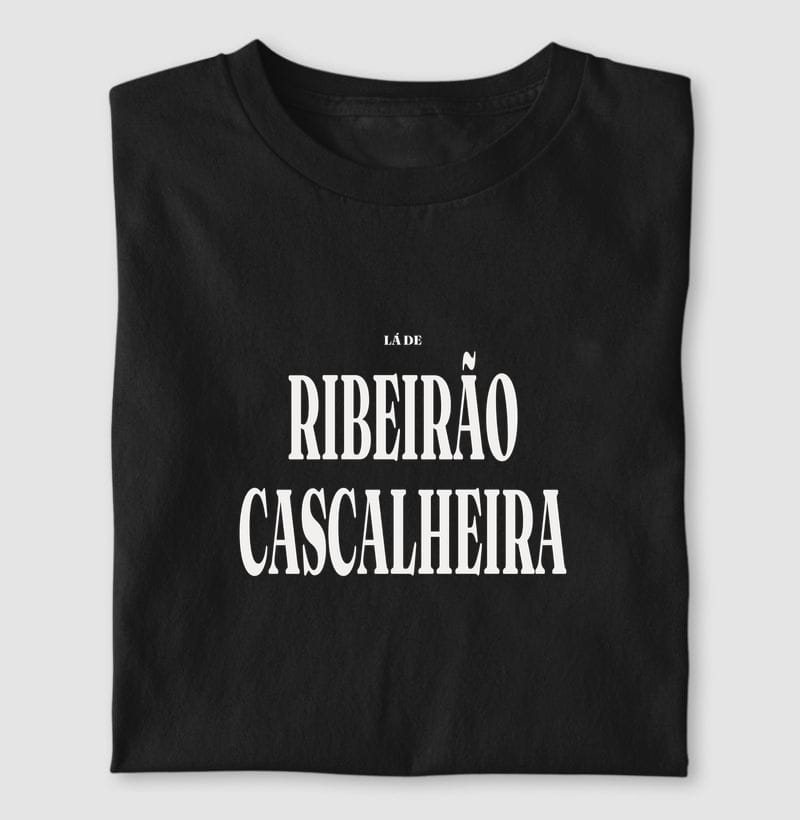 Camiseta Tipografia de Ribeirão Cascalheira