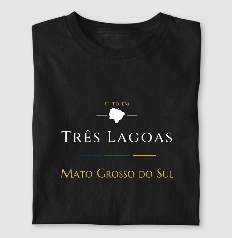 Camiseta Feito em de Três Lagoas