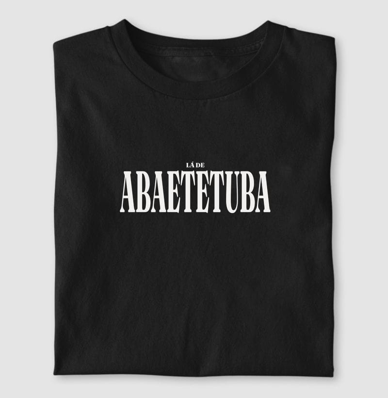 Camiseta Tipografia de Abaetetuba