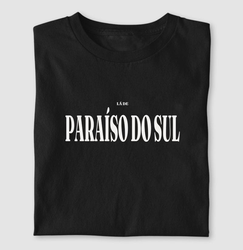 Camiseta Tipografia de Paraíso do Sul