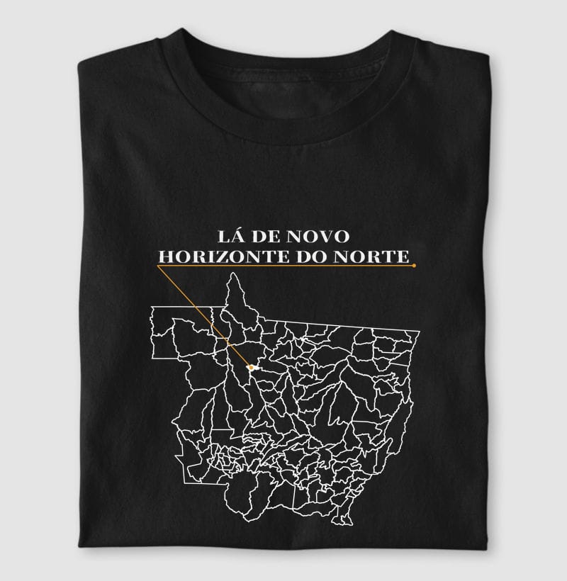 Camiseta Ponto de Origem de Novo Horizonte do Norte