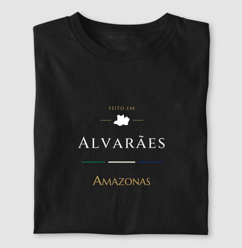 Camiseta Feito em de Alvarães