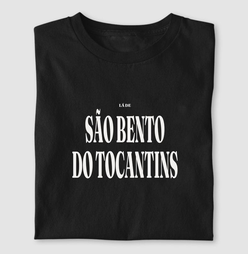 Camiseta Tipografia de São Bento do Tocantins