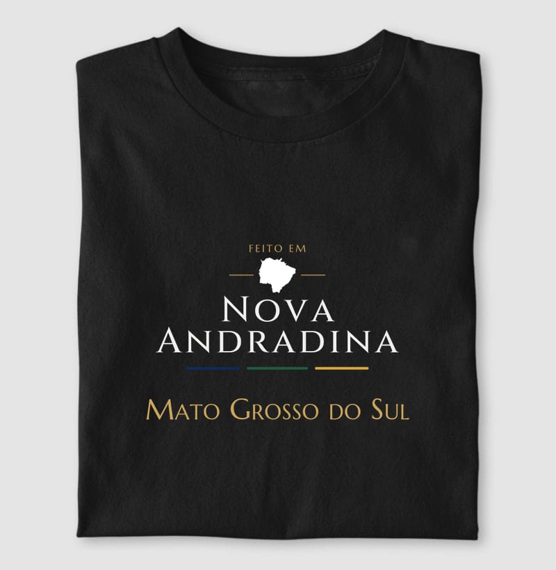 Feito em, Nova Andradina · MS