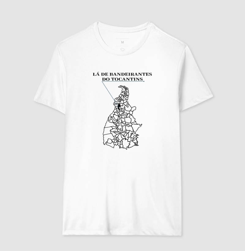 Camiseta Ponto de Origem de Bandeirantes do Tocantins