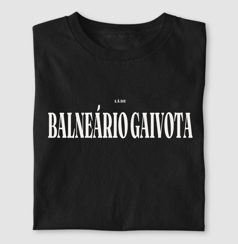 Camiseta Tipografia de Balneário Gaivota