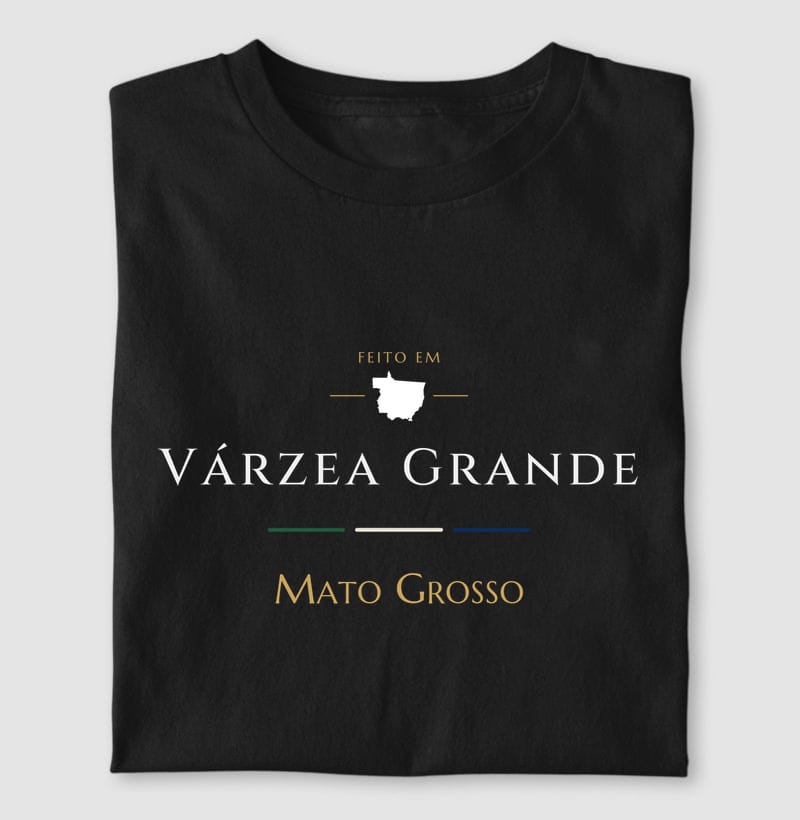 Feito em, Várzea Grande · MT