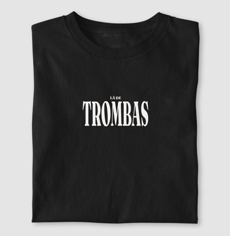Camiseta Tipografia de Trombas