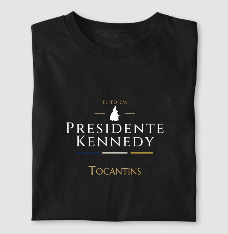 Camiseta Feito em de Presidente Kennedy
