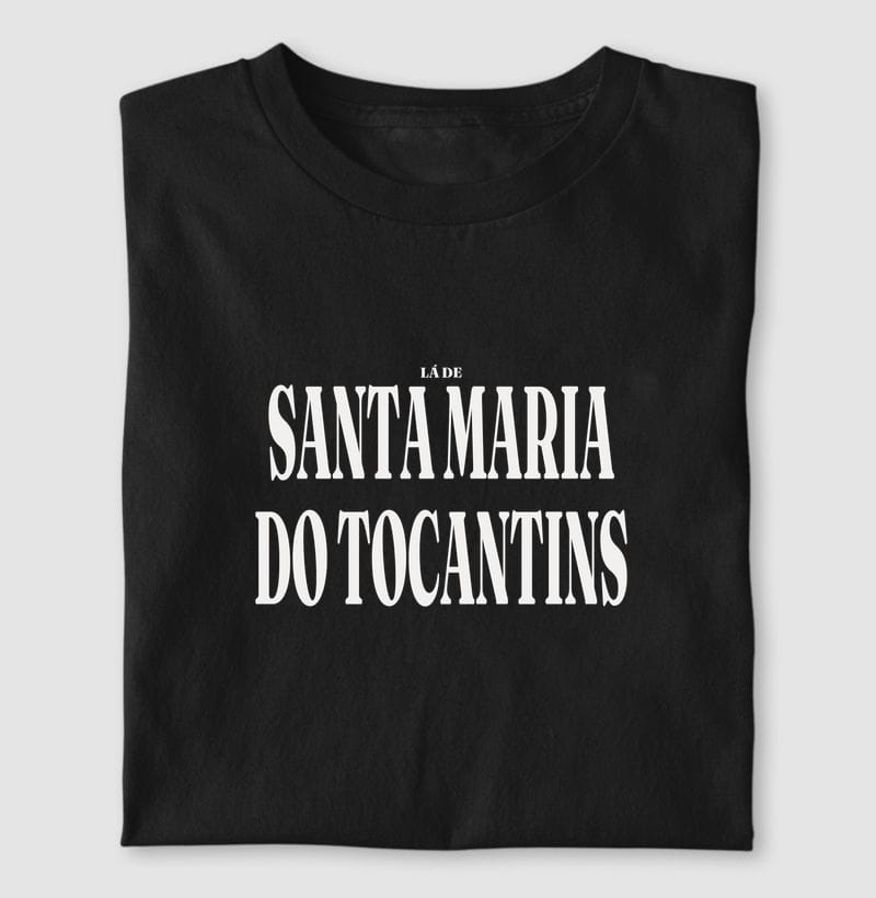 Camiseta Tipografia de Santa Maria do Tocantins