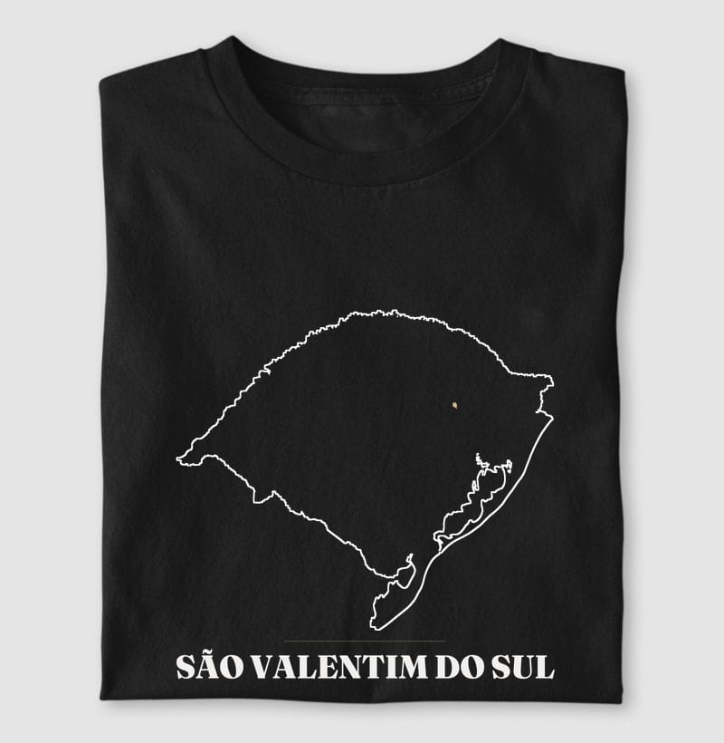 Camiseta Traço de São Valentim do Sul