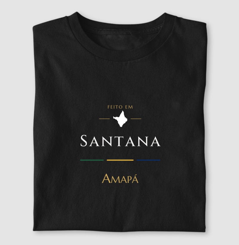 Camiseta Feito em de Santana