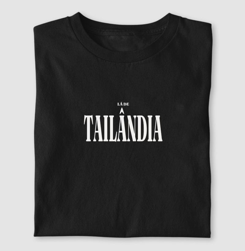 Camiseta Tipografia de Tailândia