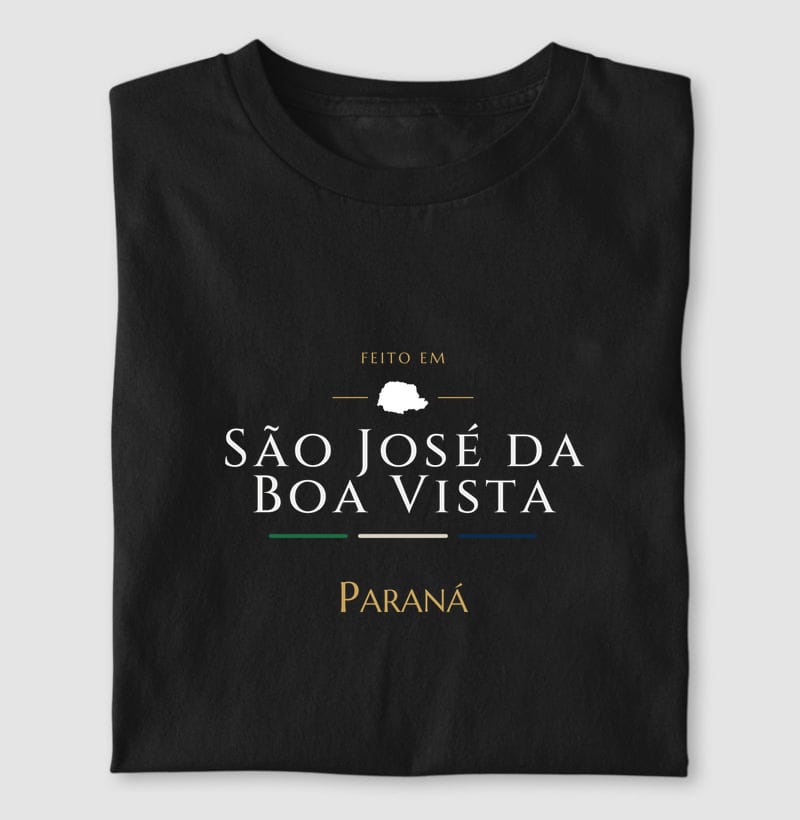 Camiseta Feito em de São José da Boa Vista