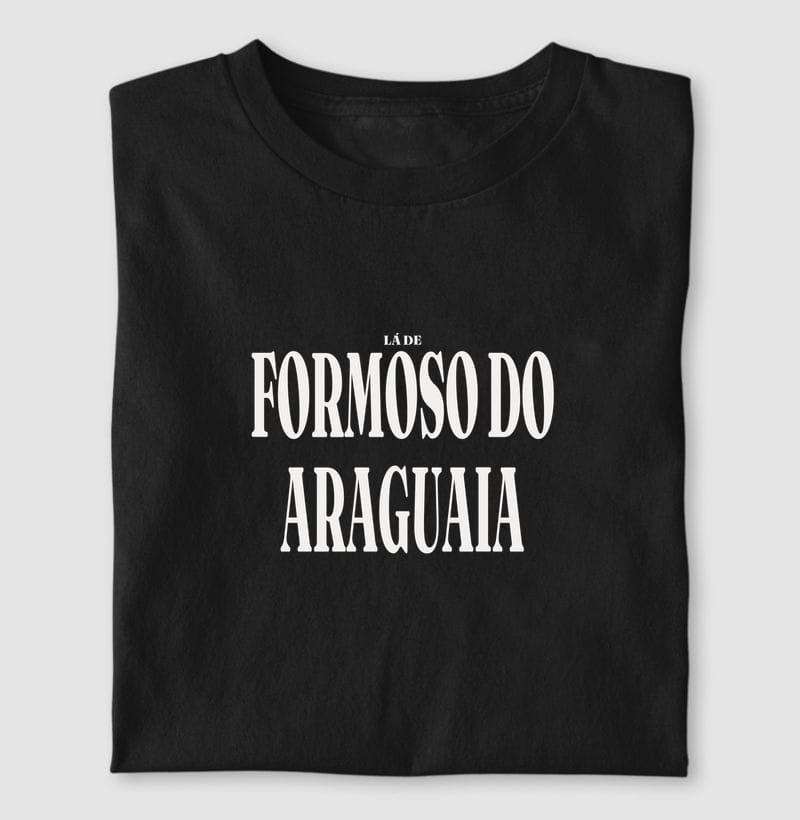 Camiseta Tipografia de Formoso do Araguaia