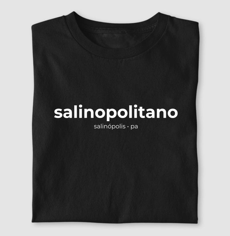 Camiseta Gentílico de Salinópolis