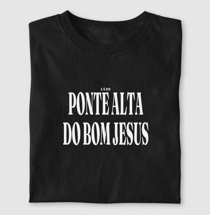 Camiseta Tipografia de Ponte Alta do Bom Jesus