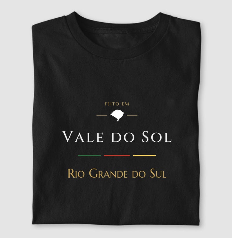 Camiseta Feito em de Vale do Sol