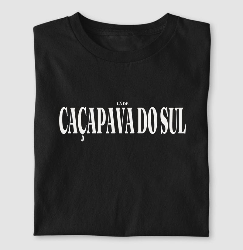 Camiseta Tipografia de Caçapava do Sul