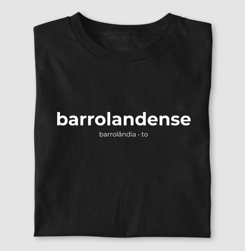 Camiseta Gentílico de Barrolândia