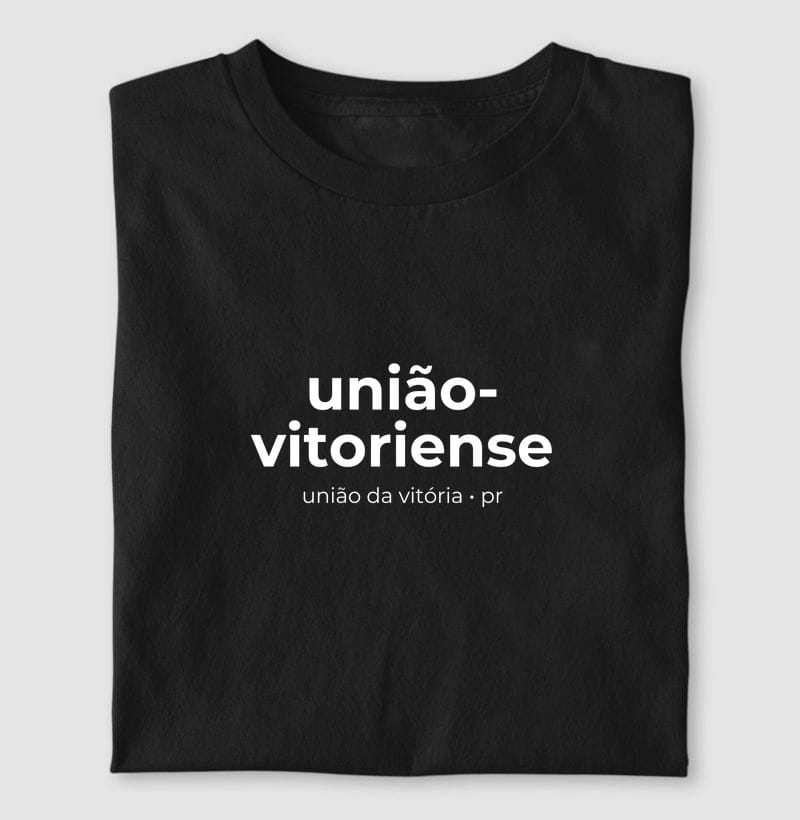 Camiseta Gentílico de União da Vitória