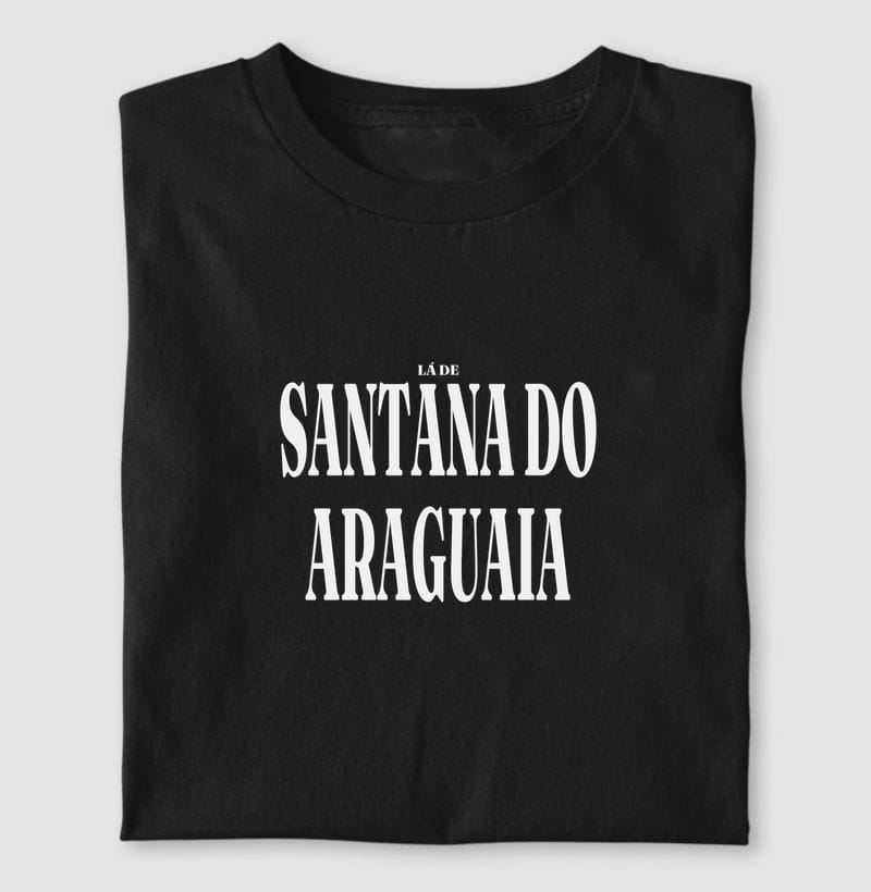 Camiseta Tipografia de Santana do Araguaia
