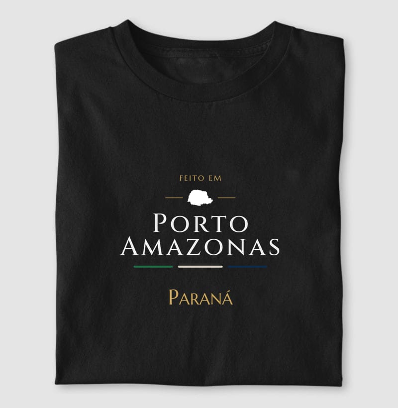 Camiseta Feito em de Porto Amazonas