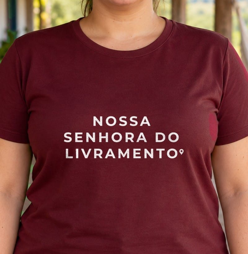 Camiseta Pin de Nossa Senhora do Livramento