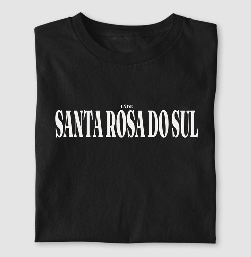 Camiseta Tipografia de Santa Rosa do Sul