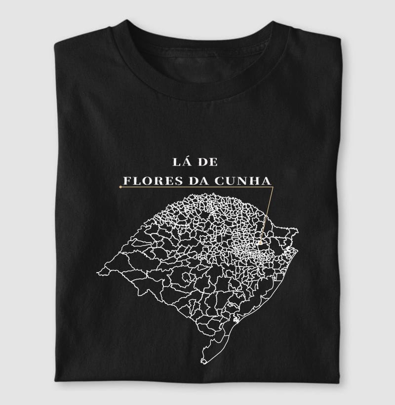 Camiseta Ponto de Origem de Flores da Cunha