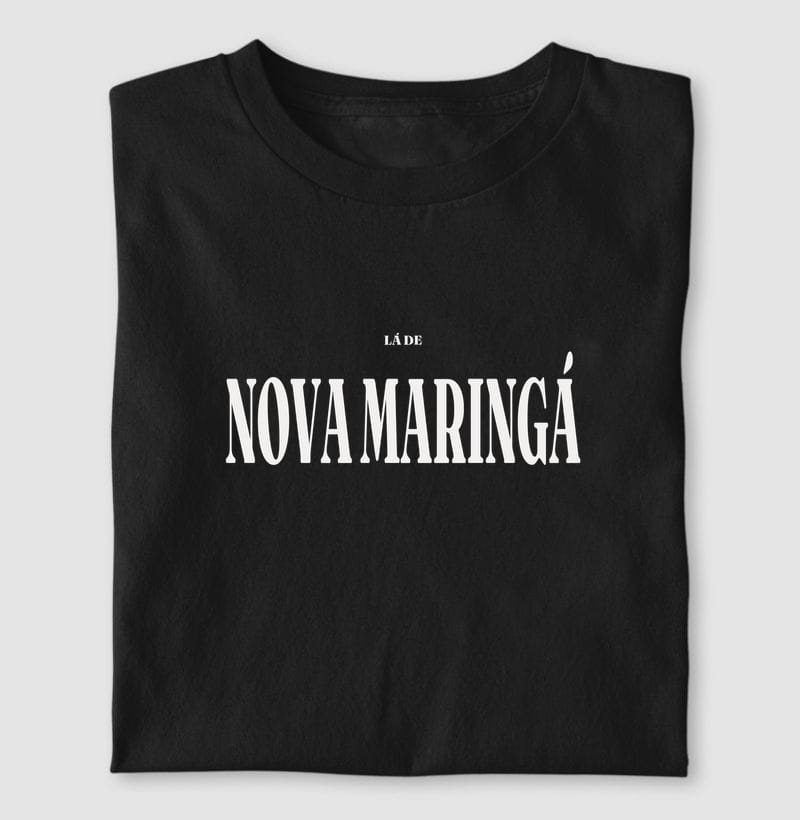 Camiseta Tipografia de Nova Maringá