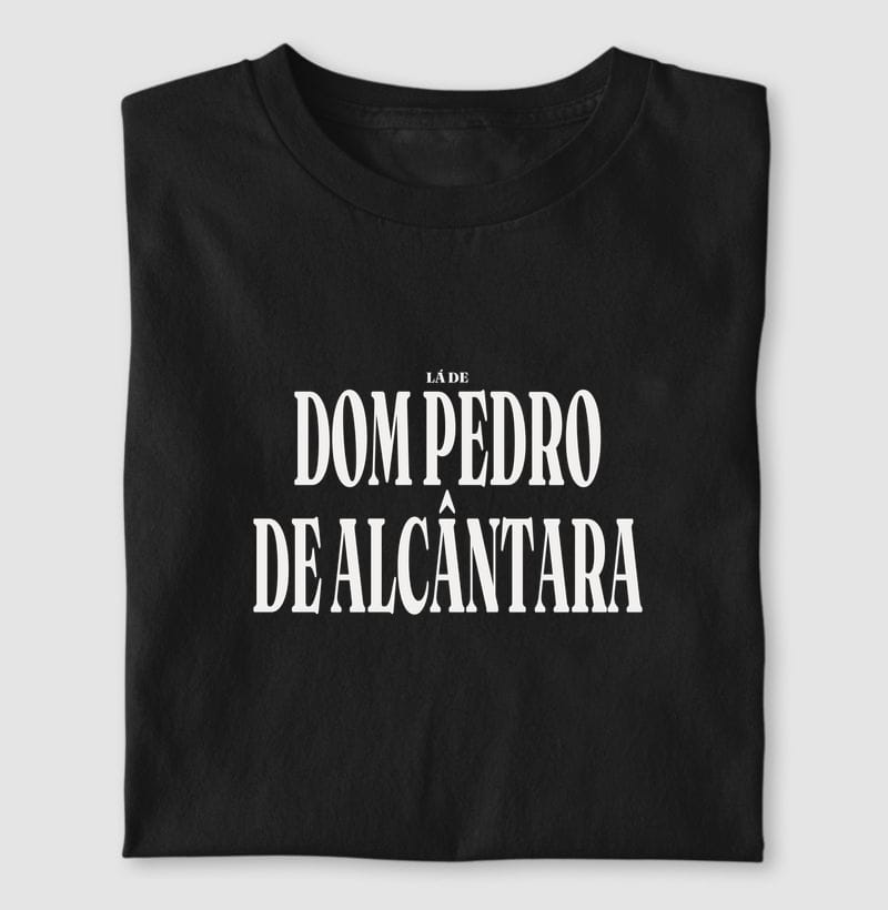 Camiseta Tipografia de Dom Pedro de Alcântara