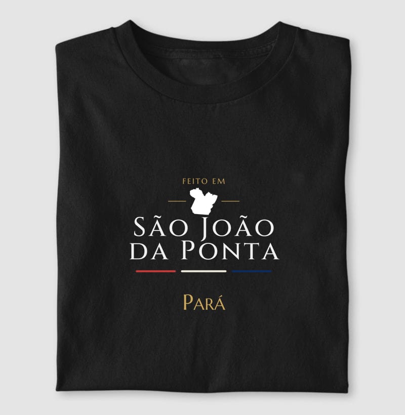 Camiseta Feito em de São João da Ponta